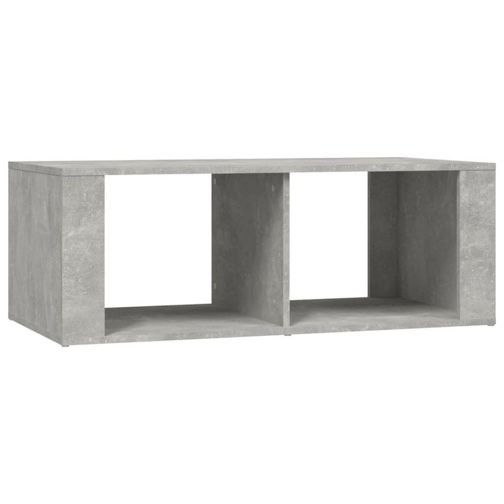 Vidaxl Konferenčný stolík betónový sivý 100x50x36 cm spracované drevo